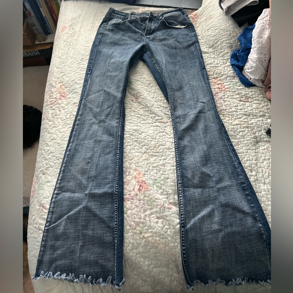 Cowgirl Tuff Blue Flare Jeans